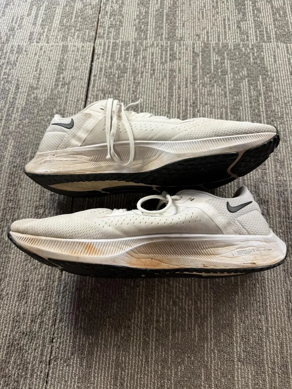 Nike Shoes Mens Size 14 White Mesh Road Running Athletic Sneakers CZ1893-100